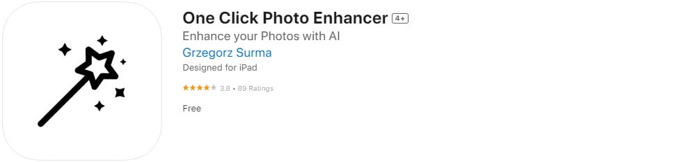 One Click Photo Enhancer