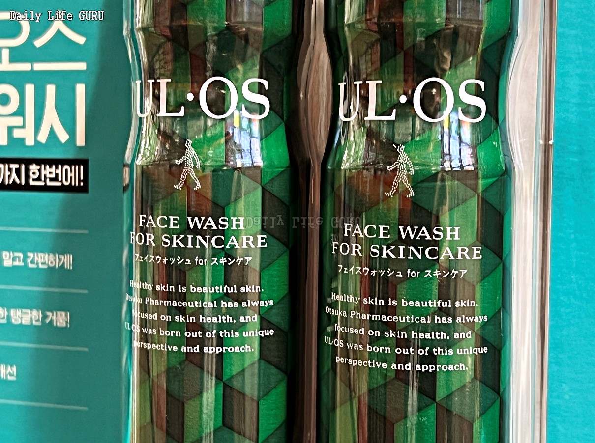 우르오스 페이스 워시 폼 클렌저 ULOS face wash 전면 표지.