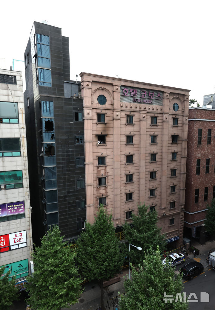 부천 호텔 화재 원인