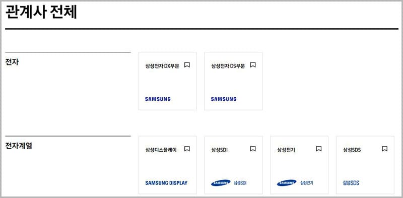 관계사별 소개