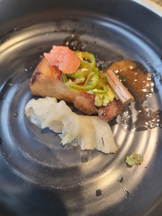 명란젓갈 With 뼈목살