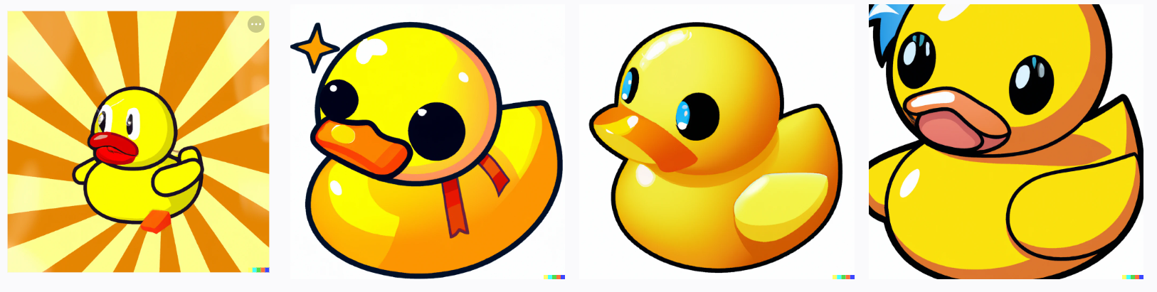 A anime style&#44; rubber duck