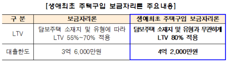 생애최초 보금자리론