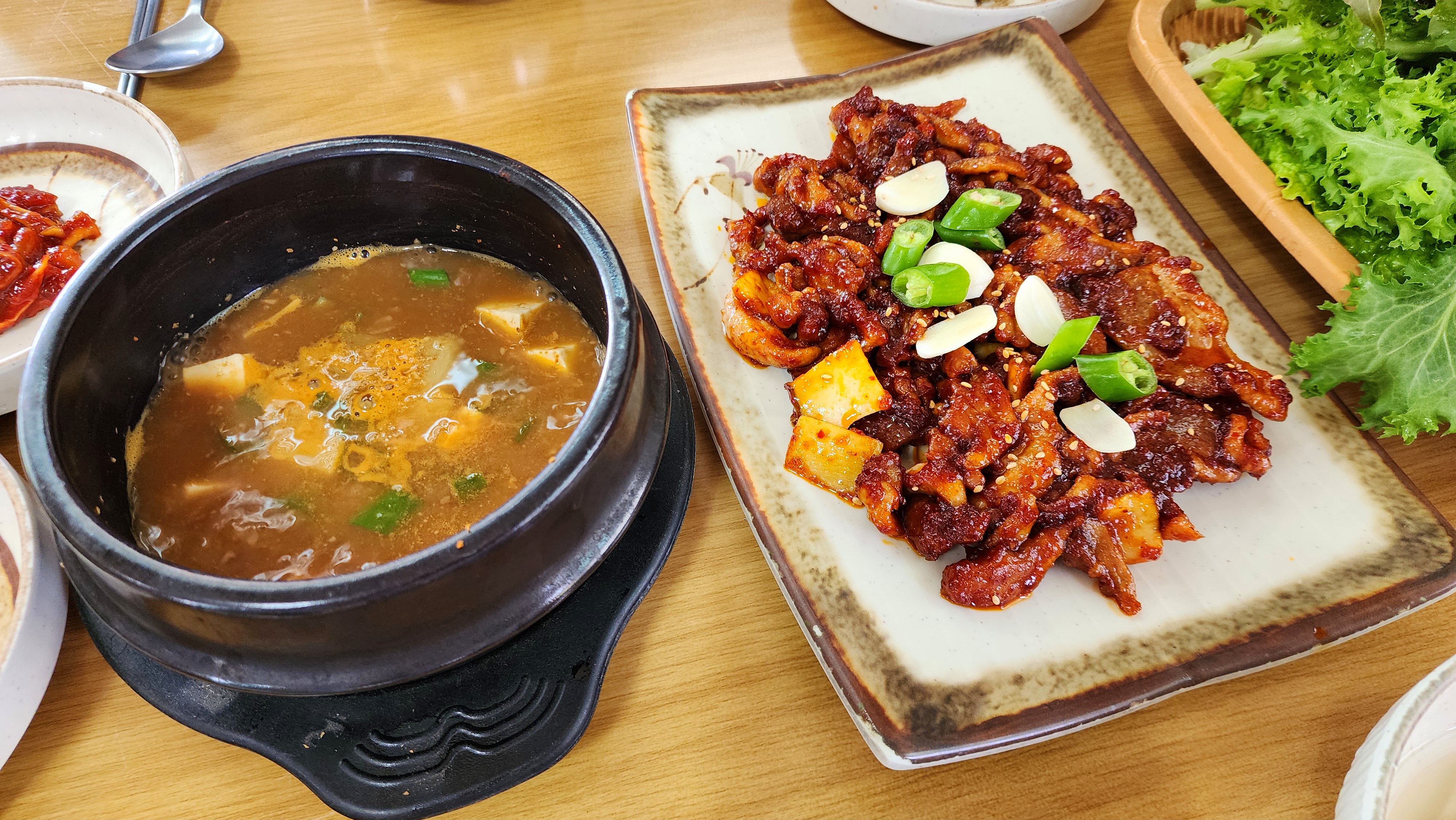 오리불고기 확대