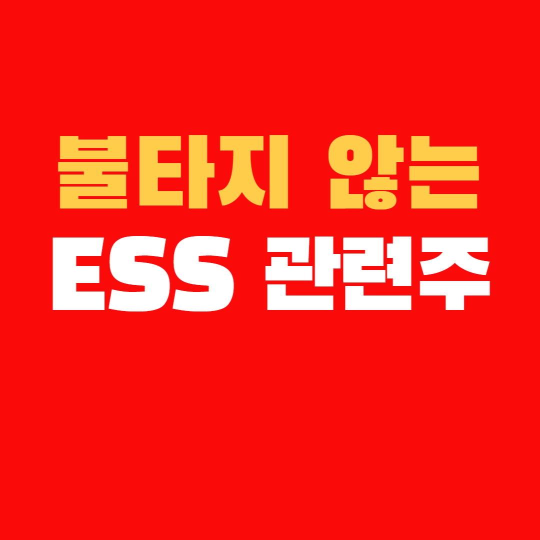 불타지 않는 에너지저장장치(ESS)관련주 대장주 특징주 SK이터닉스,금양그린파워,유일에너테크,SDN,대명에너지,HD현대에너지솔루션,그리드위즈,삼성 SDI,LG에너지솔루션,지투파워