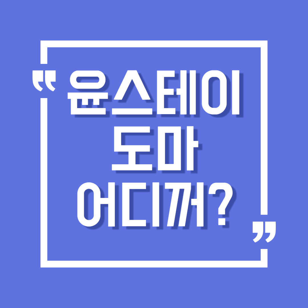  윤스테이 도마 헤리터 쇼핑몰 추천
