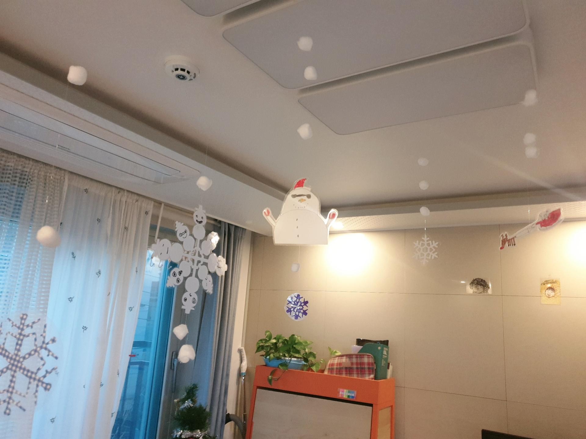  엄마랑 하는 만들기) 겨울 모빌 만들기