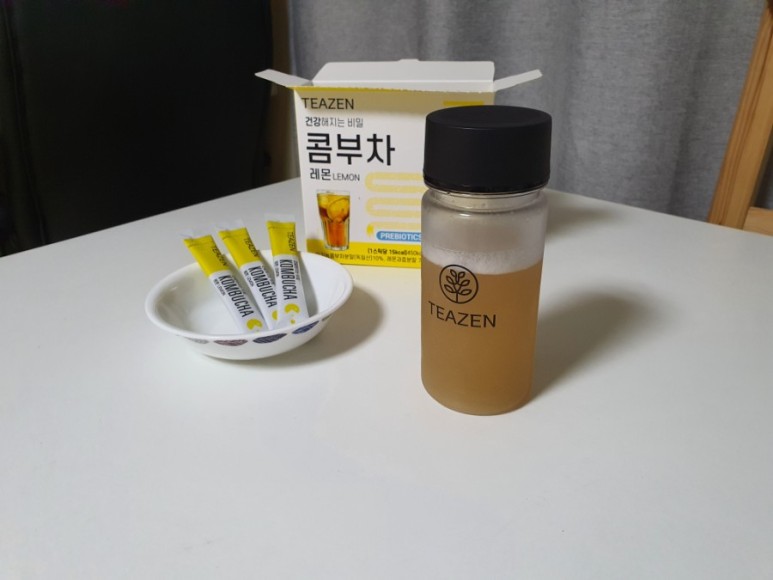 코스트코티젠 콤부차 레몬 알아보기 : 유산균이 살아있는 콤부차 15