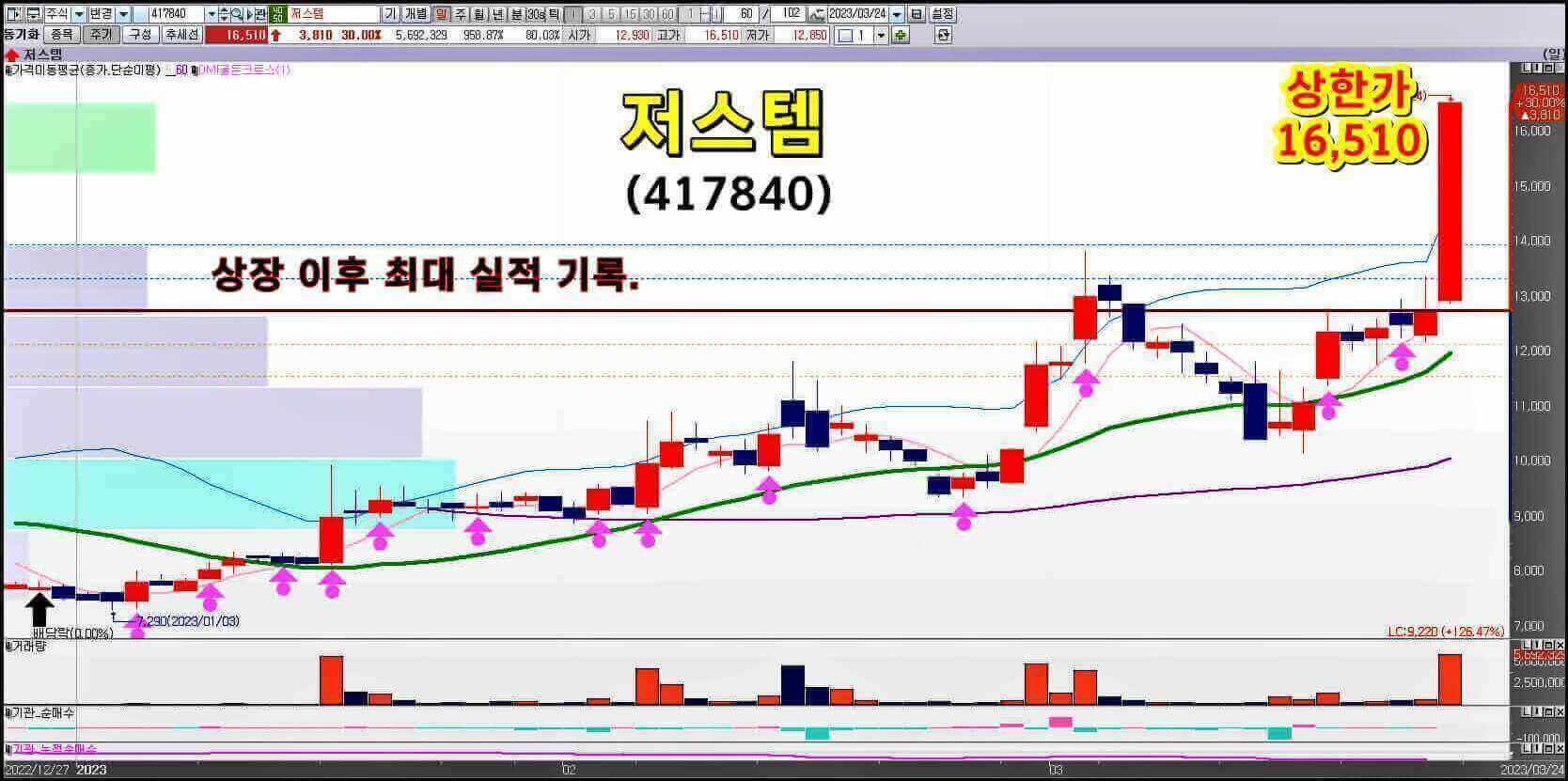 그냥 일간 차트