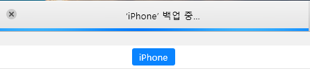아이폰 백업 중 메세지
