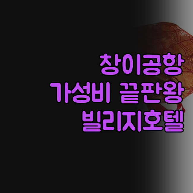 창이 공항 근처 '빌리지 호텔' 무조