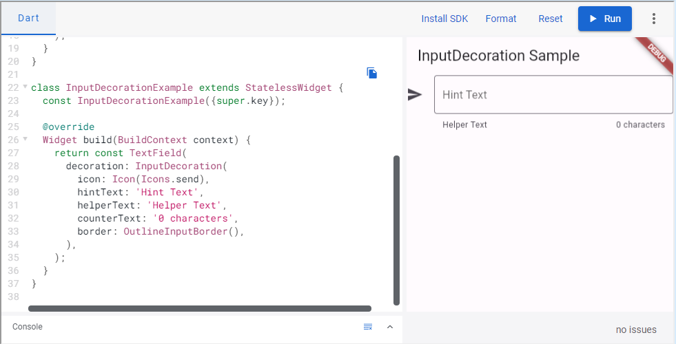  flutter inputdecoration textfield textformfield 