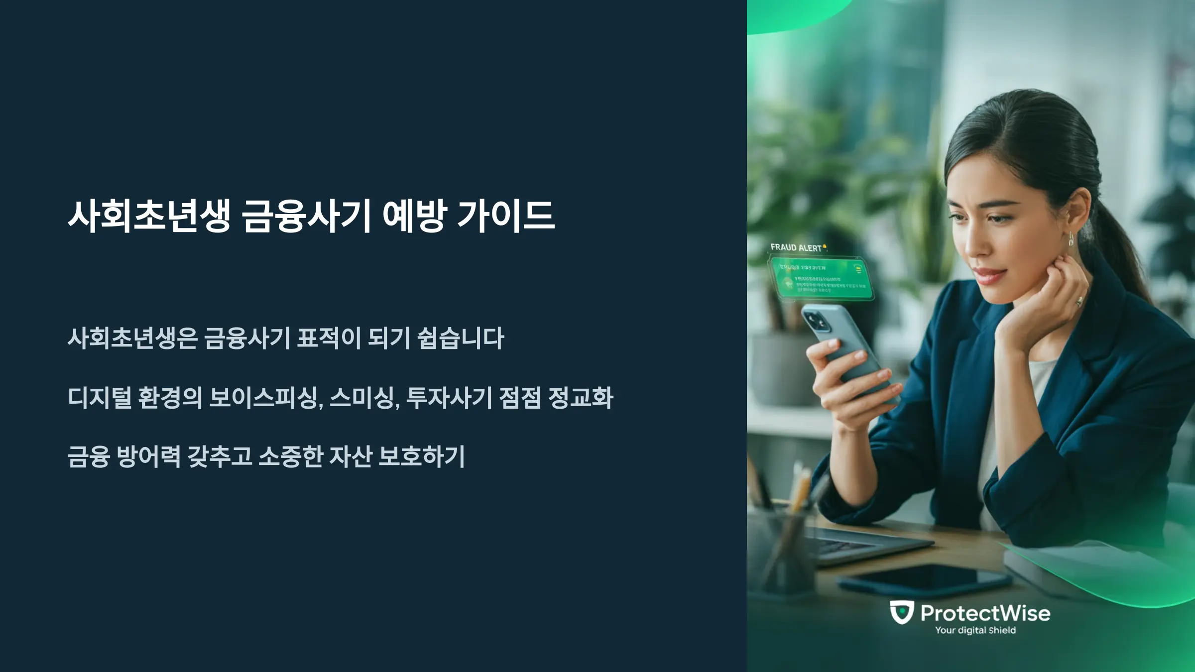 사회초년생 금융사기 예방 가이드