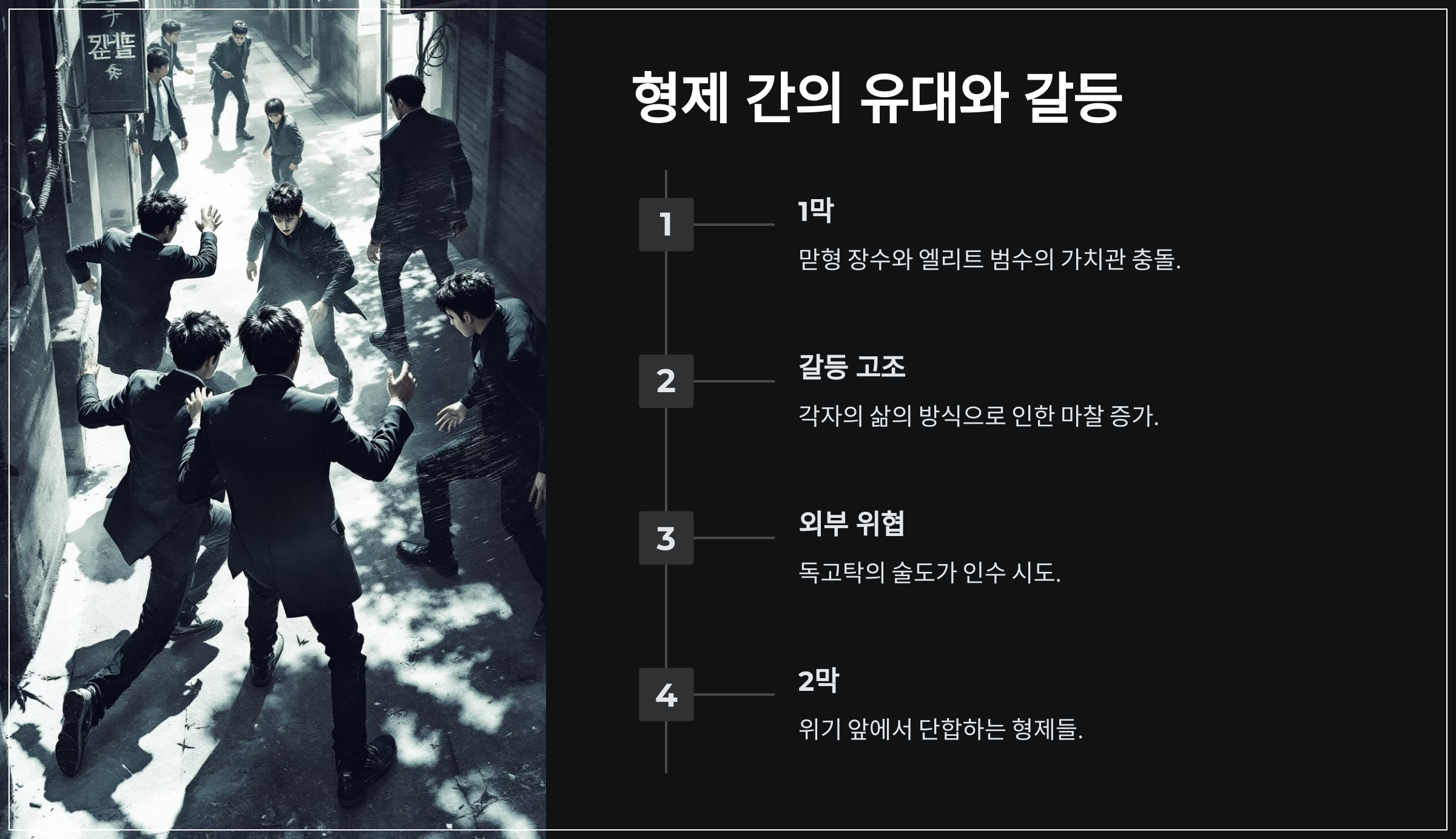 형제 간의 유대와 갈등