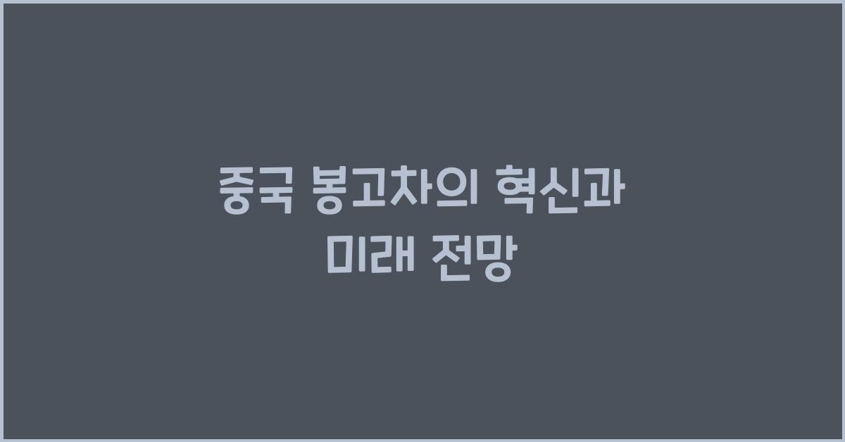 중국 봉고차