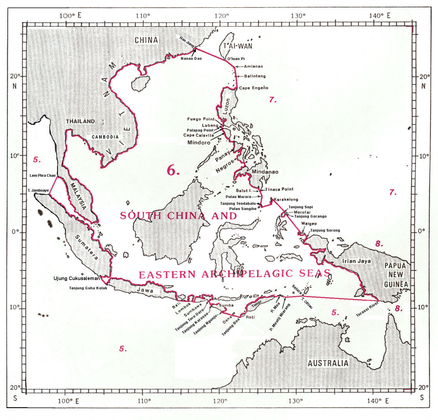 남중국해와 동남아시아 군도 해역