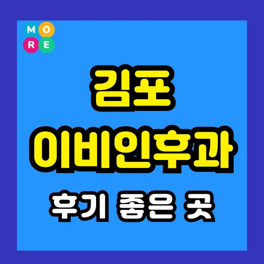 김포시 이비인후과 후기 좋고 잘하는 전문의 병원 List 3곳 추천 이석증, 메니에르병, 돌발성 난청