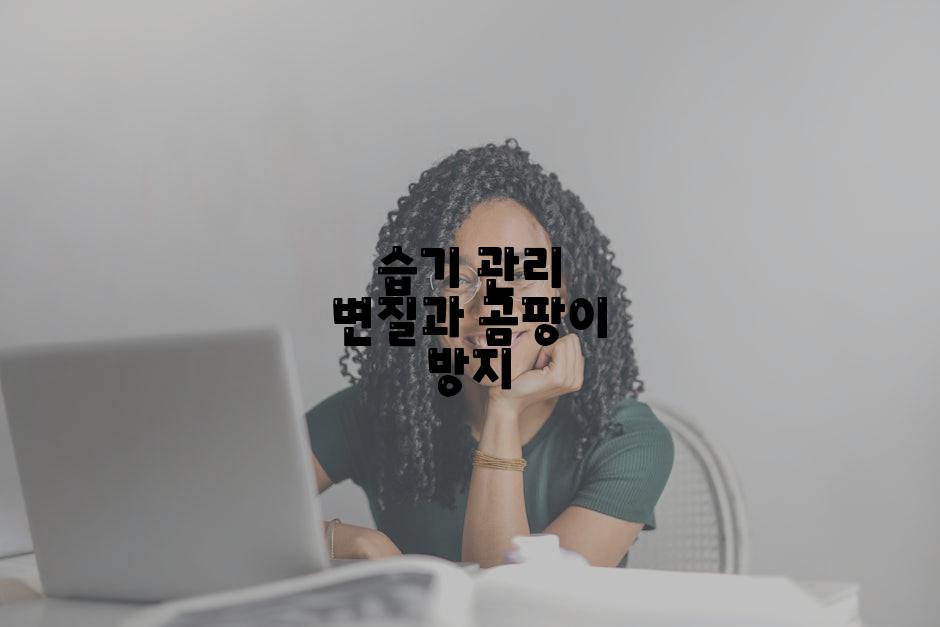 습기 관리 변질과 곰팡이 방지