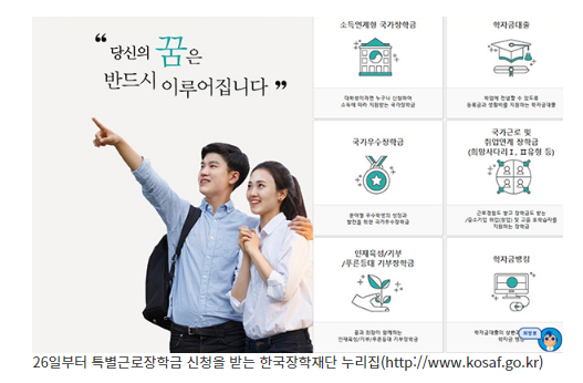 코로나19로 어려워진 대학생, 월 89만원 근로장학금 신청하세요