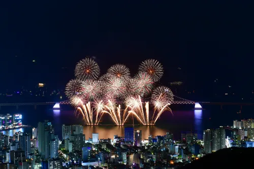 부산바다 불꽃축제