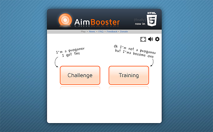 Aim-Booster-사이트-인트로-화면