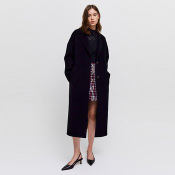 마쥬 22FW 20 드롭 숄더 캐시미어 코트 JHW7255