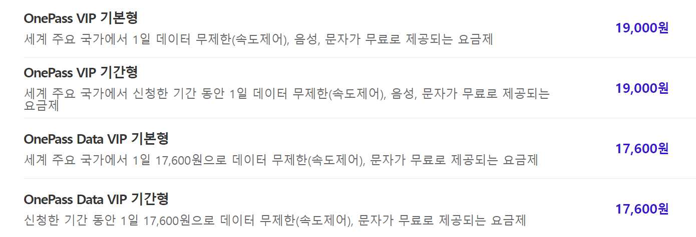 해외로밍