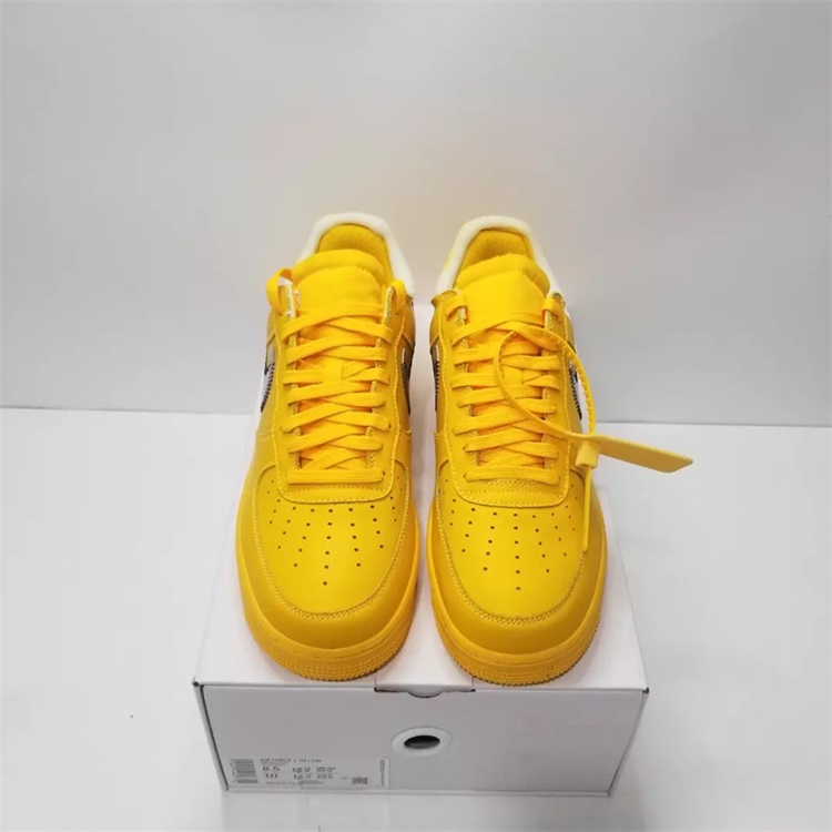  [NIKE] 나이키 X 오프화이트 에어포스 로우 유니버시티 골드 DD1876-700