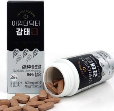 제주산 아임더닥터 감태정 감태추출물 94% 800mgx60정 감태환 