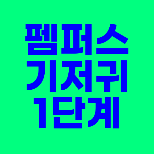  펨퍼스 기저귀 1단계 특가 정보