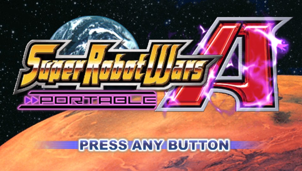  반프레스토 (Banpresto) Super Robot Wars A Portable - 슈퍼로봇대전 AP 영문패치 1.01 (플레이 스테이션 포터블 - PSP)