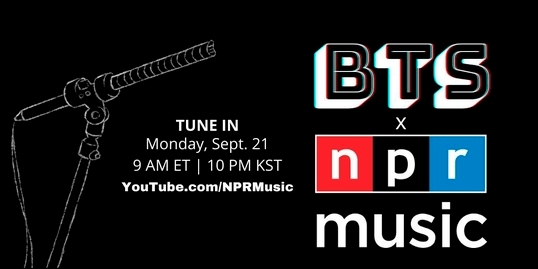  방탄소년단 NPR '타이니 데스크 콘서트' 참석