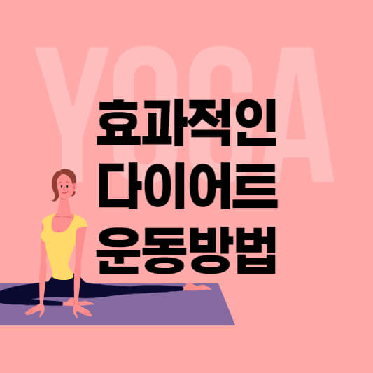  매우 효과적인 다이어트 운동방법
