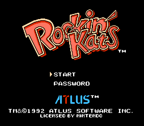  NES ROMS - Rockin' Kats (EUROPE / 유럽판 롬파일 다운로드)
