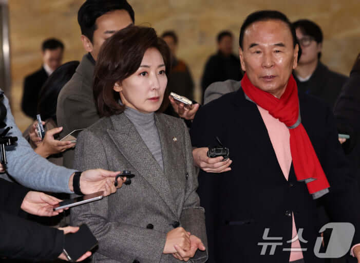 윤석열 계엄 추경호 나경원 통화
