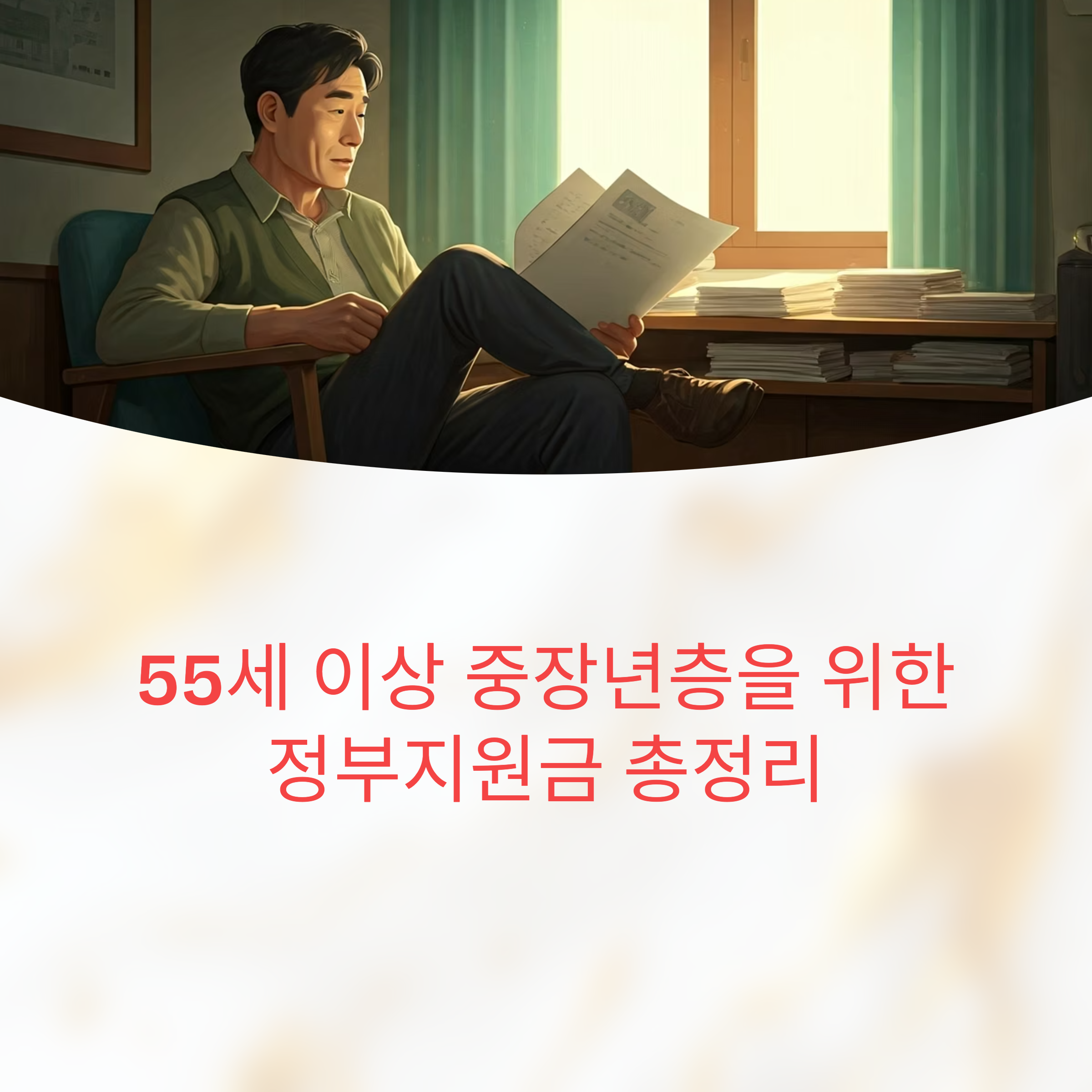 55세 이상 중장년 지원금 500만원 받는 법, 실전 전략 공개!