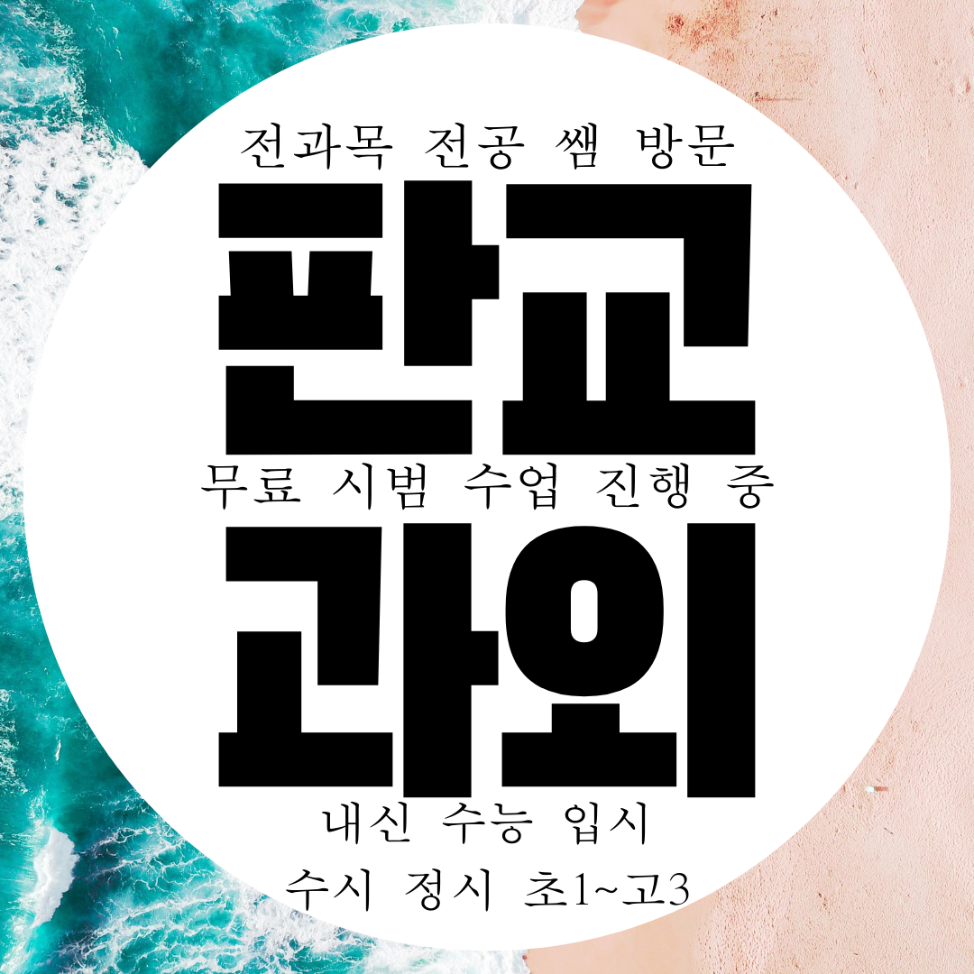  분당 판교 고등 영어과외 중등 수학과외 낙생고 내신 국어 과학 물리 화학