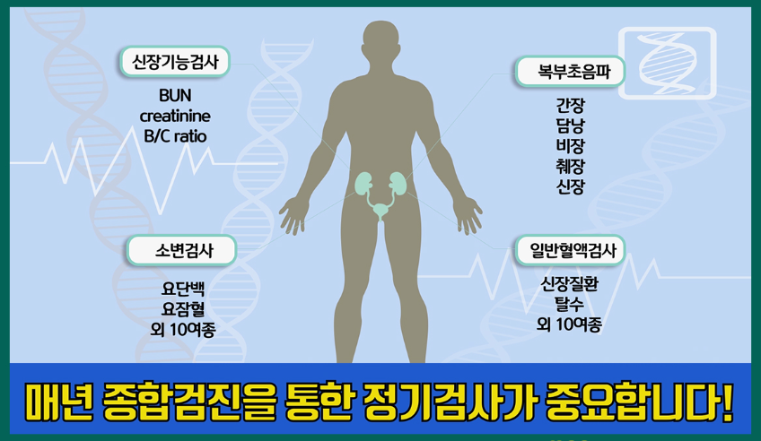 신장기능을 알 수 있는 검사항목