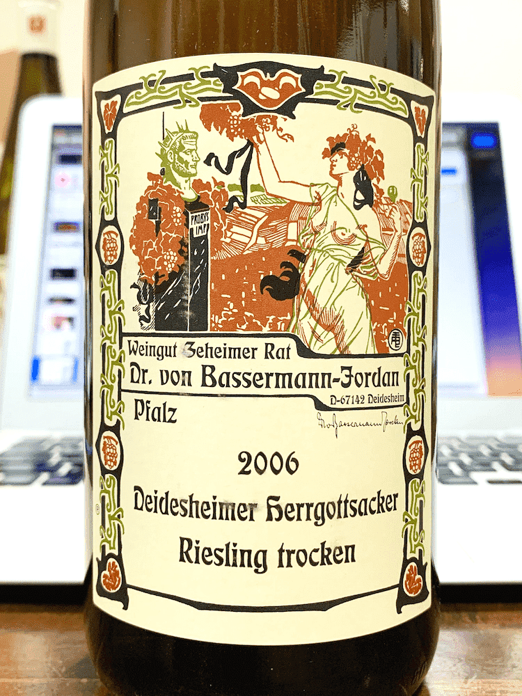 Weingut Geheimer Rat Dr. von Bassermann-Jordan Deidesheimer Herrgottsacker Riesling Trocken 2006