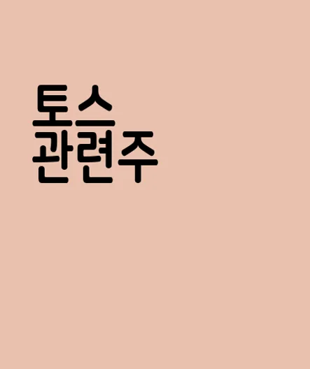 토스 관련주
