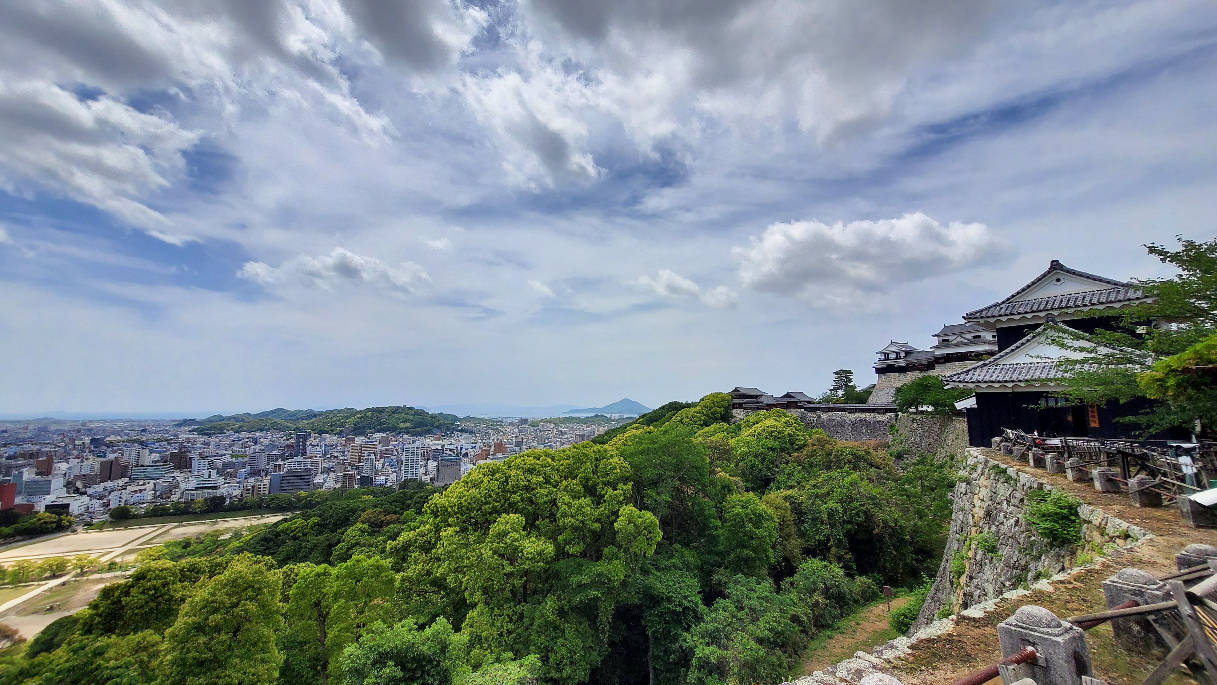 마쓰야마성에서 본 시내모습 사진 파트2