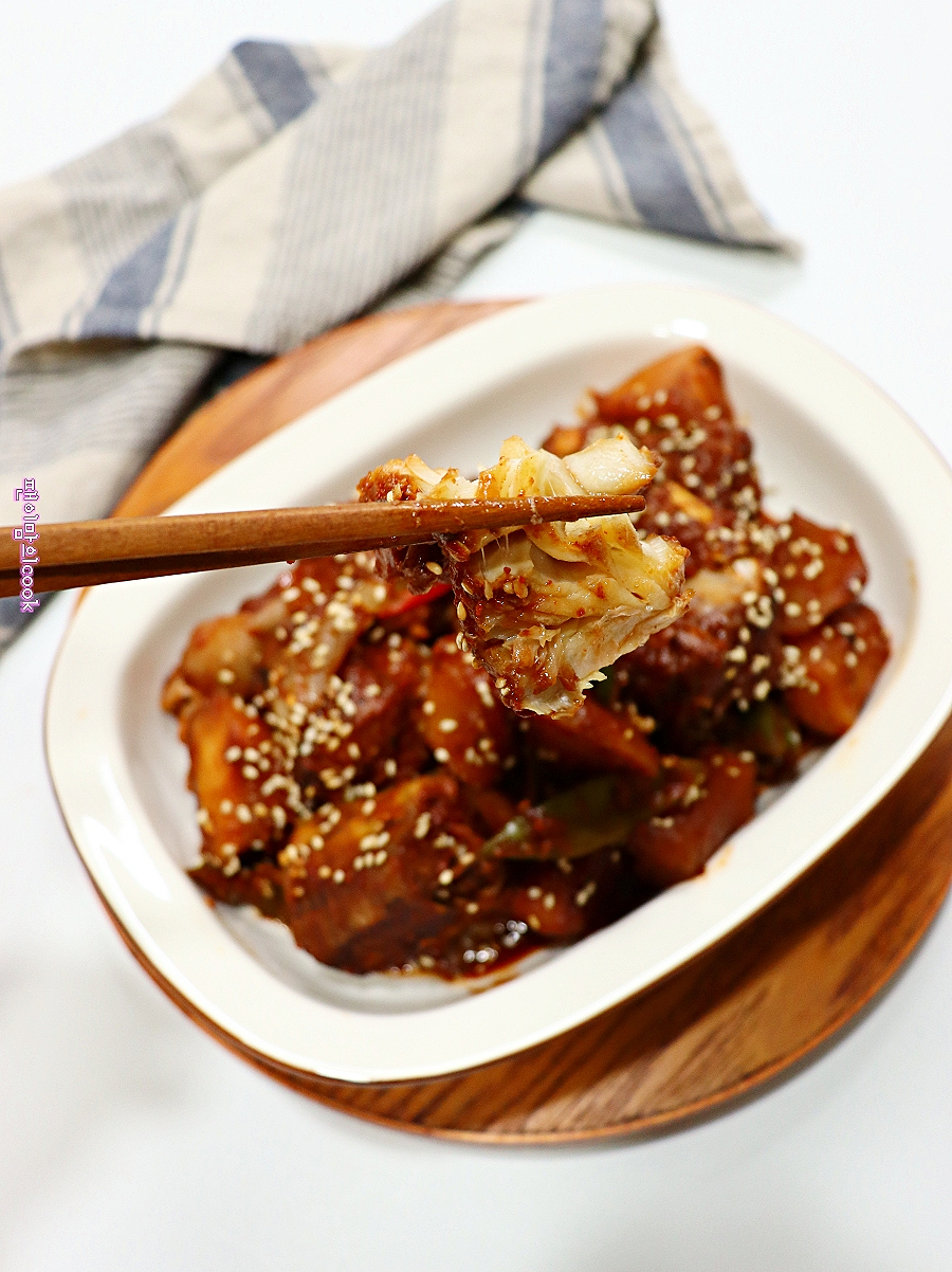 만드는법 집에서 술안주 베스트 코다리조림 만드는법 명태코다리찜 코다리무조림 9