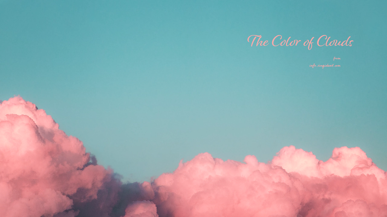 10 분홍 구름 C - The Color of Clouds 구름배경화면