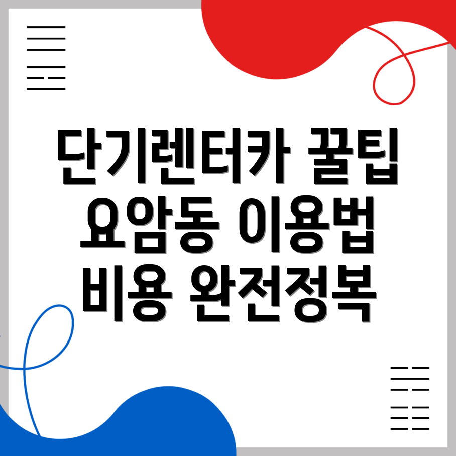 보령시 단기렌터카