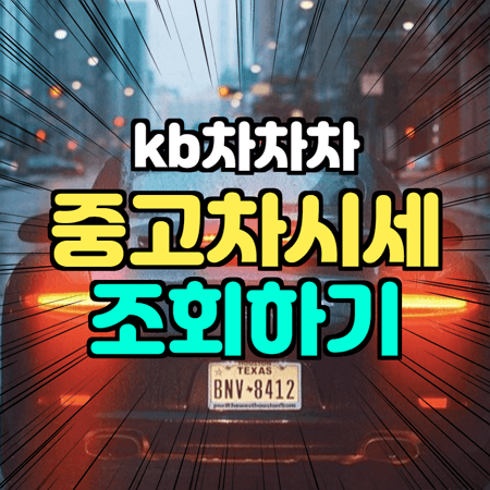  kb 국민 차차차 올뉴카니발 중고차 시세(매도)