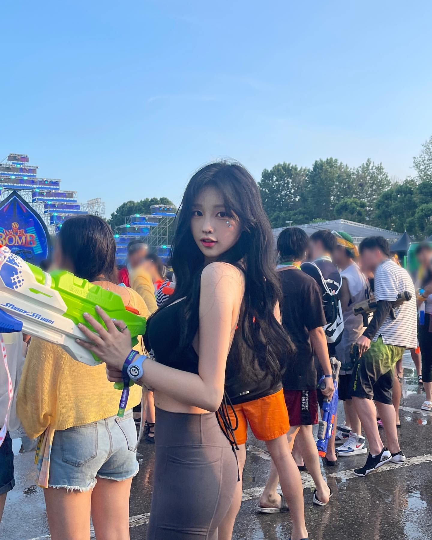  워터밤에 놀러간 트위치 스트리머 한갱 인스타그램 사진