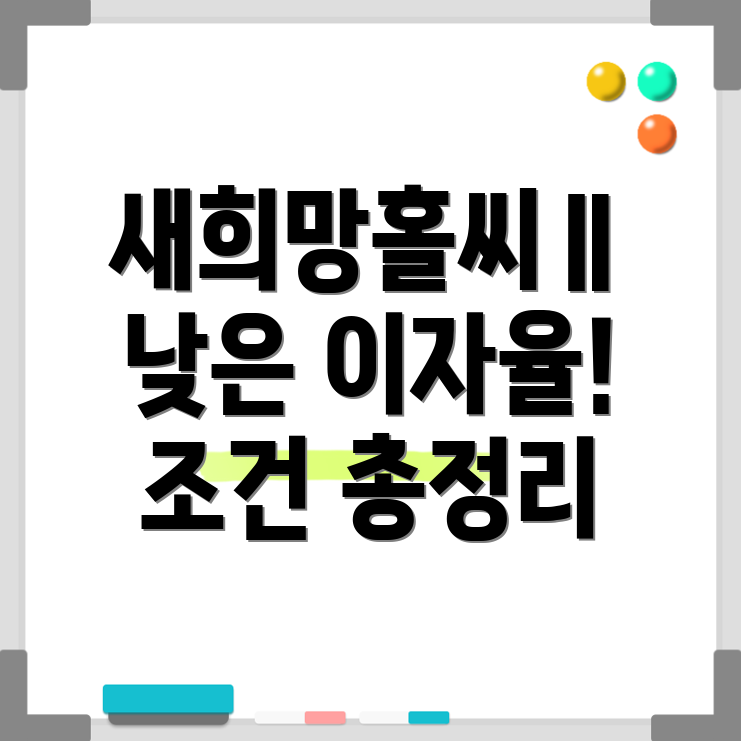 하나 새희망홀씨Ⅱ