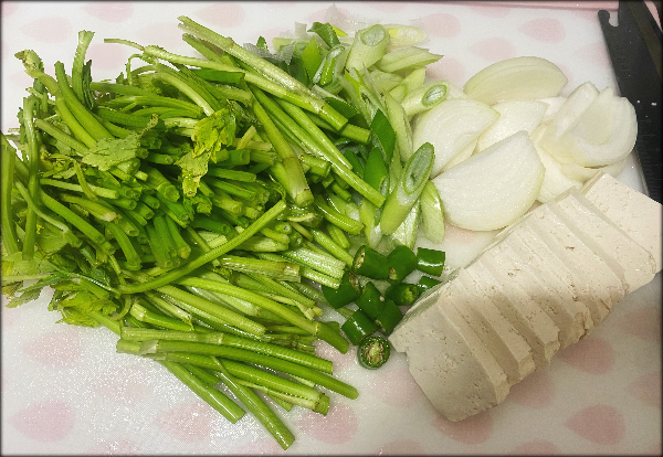 재료 썰기