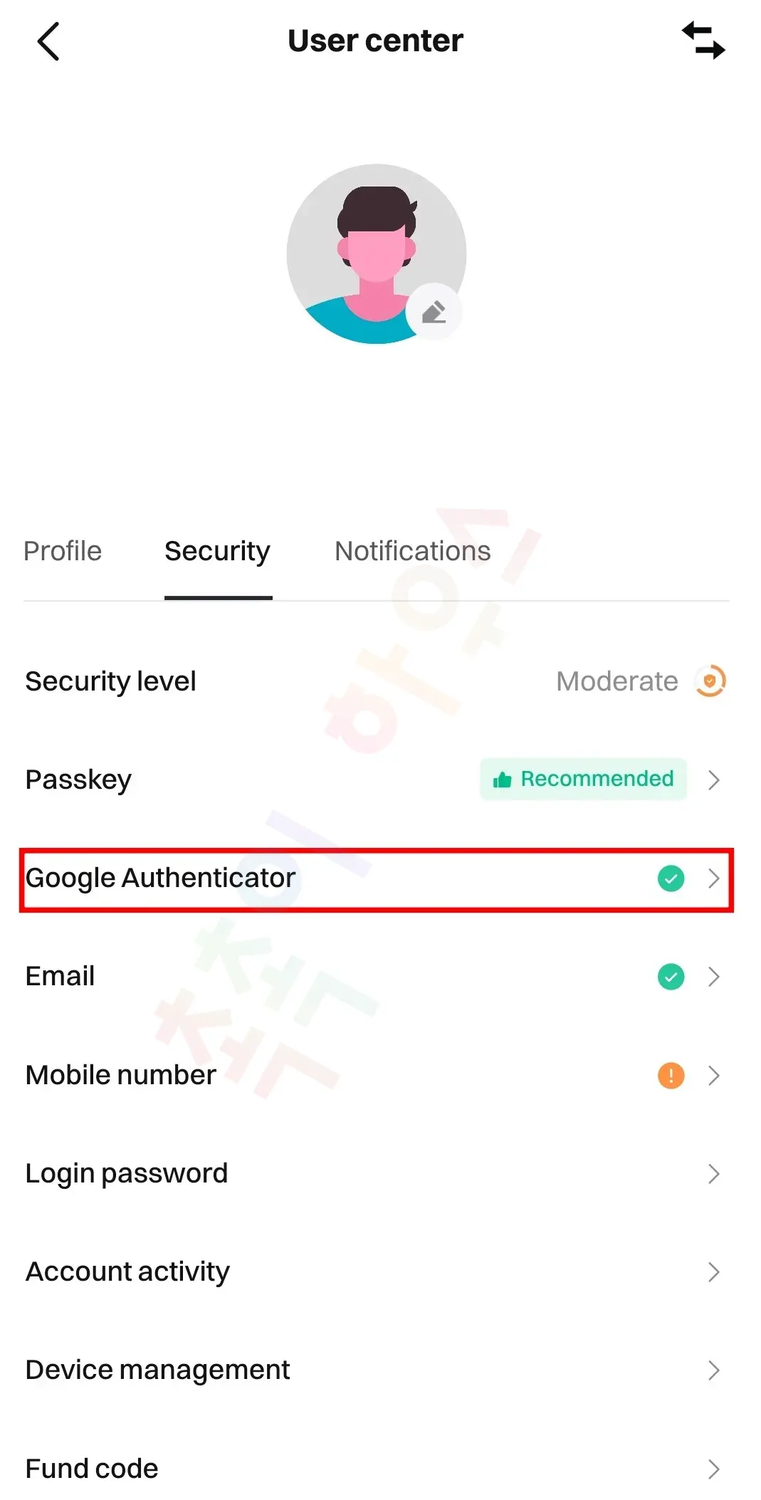 bitget authenticator