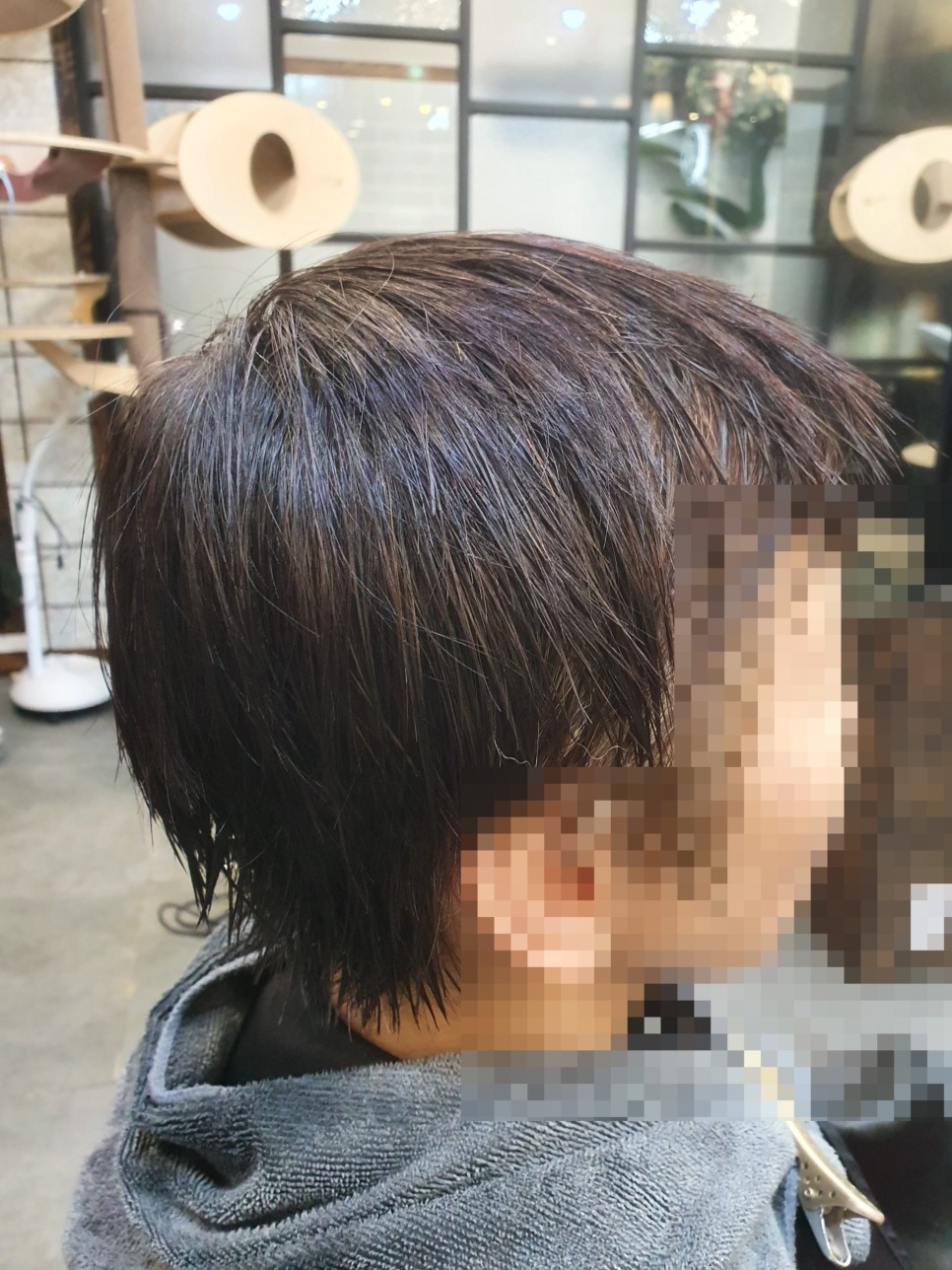 여자 숏컷 베이비펌 내추럴하고 오래가요~ 남자 투블럭 베이비펌& 17